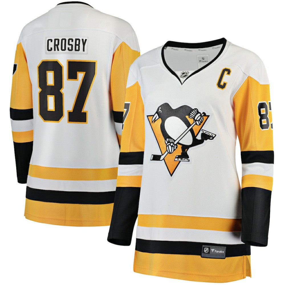 Sidney Crosby Pittsburgh Penguins Fanatics Women's Breakaway Jersey White