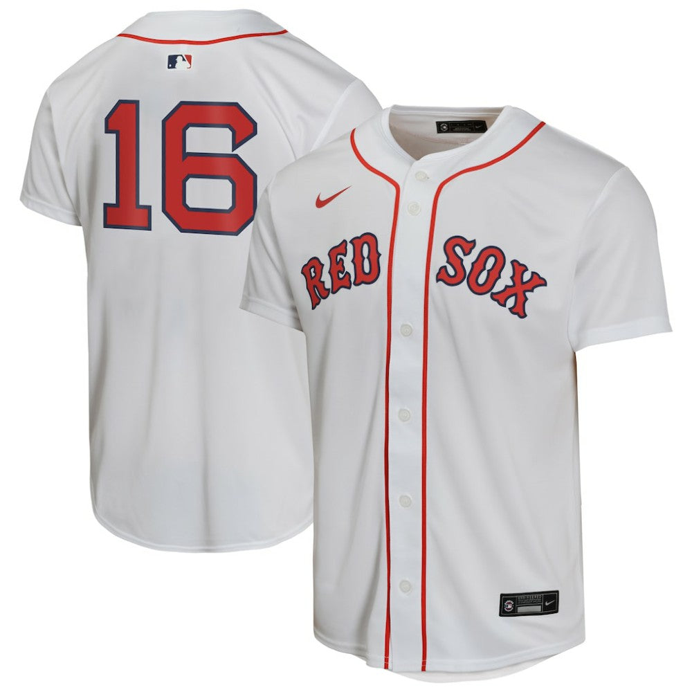 Jarren Duran Boston Red Sox Youth Home Player Game Jersey - White