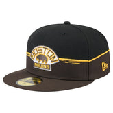 Boston Bruins New Era Vintage Color Dip 59FIFTY Fitted Hat Brown/Black