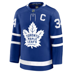 Auston Matthews Toronto Maple Leafs Fanatics Captain Patch Home Premium Jersey Blue