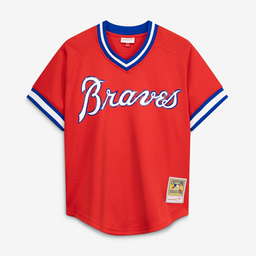 Dale Murphy Atlanta Braves Cooperstown Collection Mesh Batting Practice Jersey? - Red