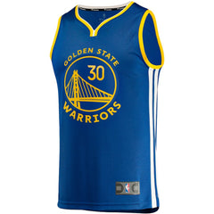 Stephen Curry Golden State Warriors Fast Break Replica Jersey sale - Icon Editi- Royal