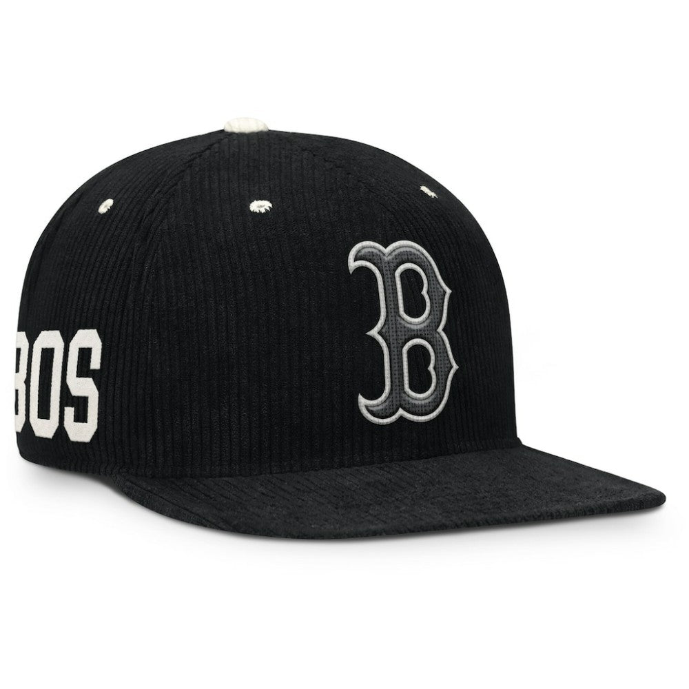 Boston Red Sox Pro Corduroy Structured Snapback Hat Black | Nike