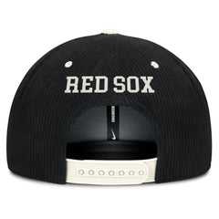 Boston Red Sox Pro Corduroy Structured Snapback Hat Black | Nike