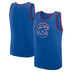 Chicago Cubs Logo Athletic Unmatched Success Tank Top Royal