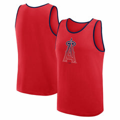 Los Angeles Angels Logo Athletic Unmatched Success Tank Top Red