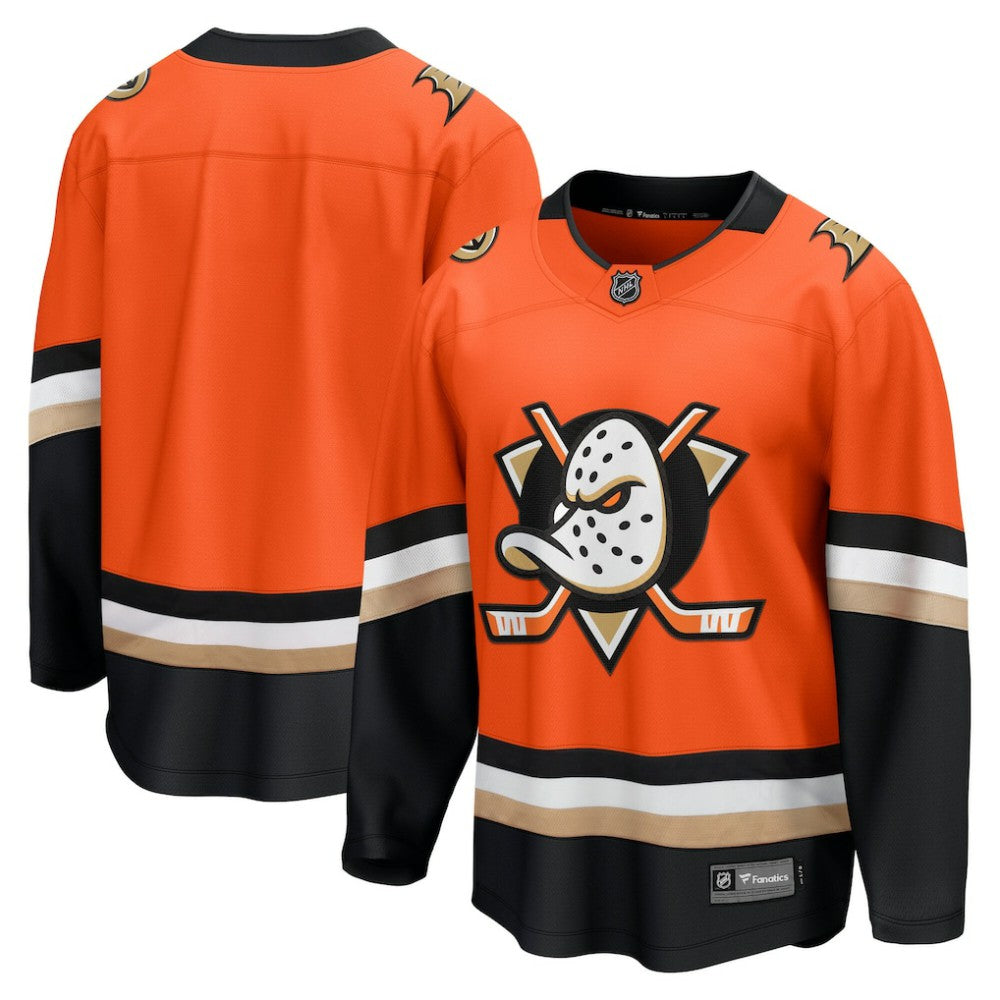 Anaheim Ducks Fanatics Home Breakaway Jersey Orange