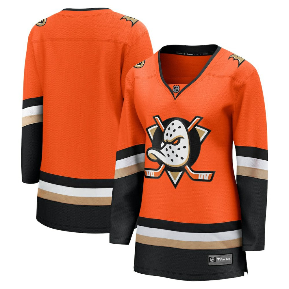 Anaheim Ducks Fanatics Women's Home Breakaway Jersey Orange