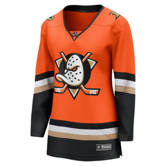 Anaheim Ducks Fanatics Women's Home Breakaway Jersey Orange