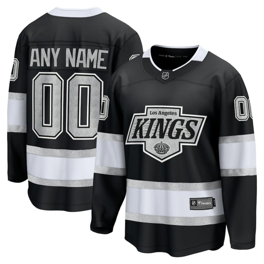 Los Angeles Kings Fanatics Home Breakaway Custom Jersey Black
