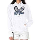 St. Louis Blues G-III 4Her by Carl Banks Women's Animal Print Heart Fleece Pullover Hoodie White