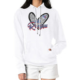 New York Rangers G-III 4Her by Carl Banks Women's Animal Print Heart Fleece Pullover Hoodie White