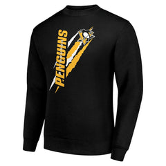Pittsburgh Penguins Starter Color Scratch Pullover Sweatshirt Black
