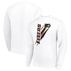 Philadelphia Flyers Starter Color Scratch Pullover Sweatshirt White