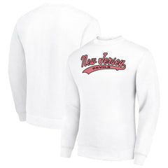 New Jersey Devils Starter Tailsweep City Pullover Sweatshirt White