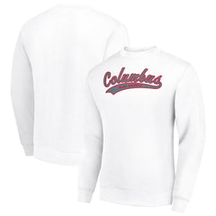 Columbus Blue Jackets Starter Tailsweep City Pullover Sweatshirt White