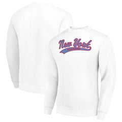 New York Rangers Starter Tailsweep City Pullover Sweatshirt White