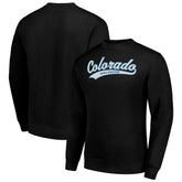 Colorado Avalanche Starter Tailsweep City Pullover Sweatshirt Black