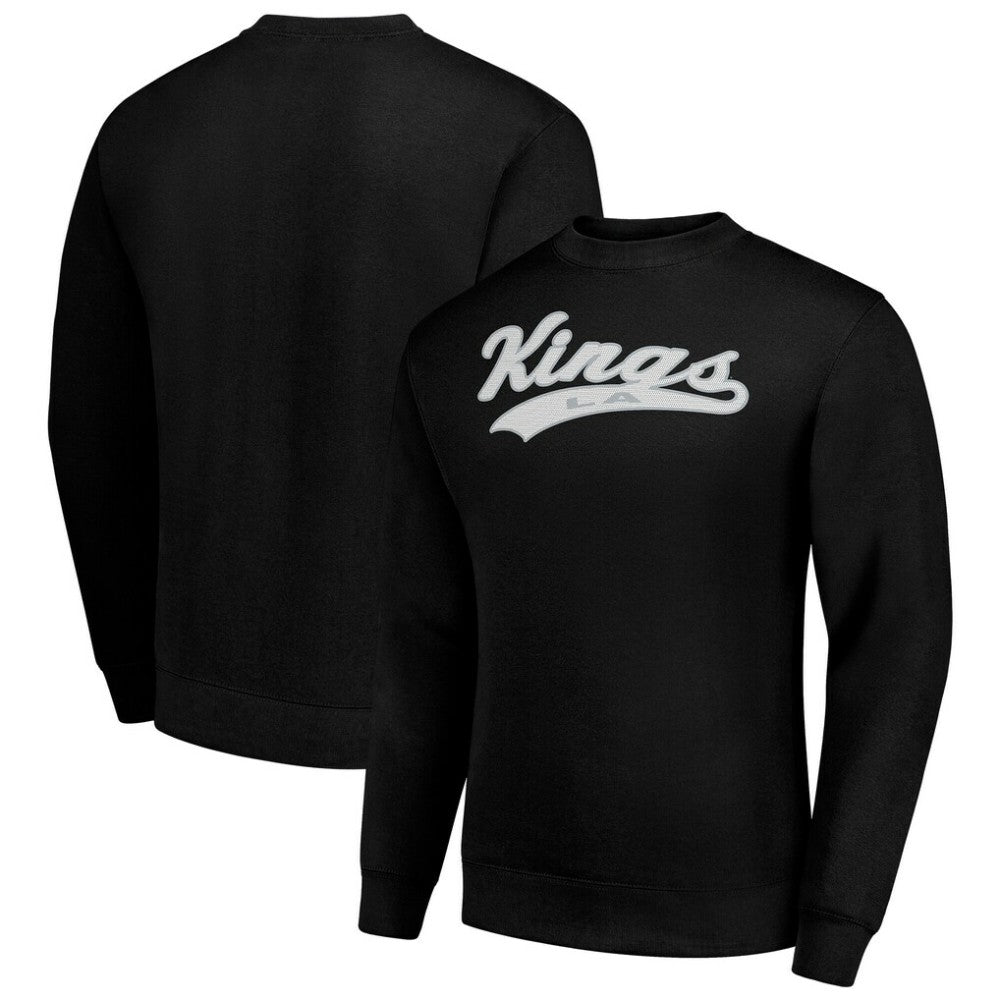 Los Angeles Kings Starter Tailsweep City Pullover Sweatshirt Black