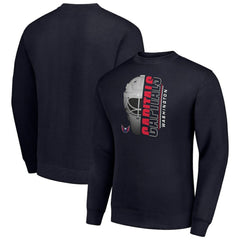 Washington Capitals Starter Half Helmet Team Logo Pullover Sweatshirt Navy