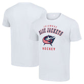Columbus Blue Jackets Starter Logo T-Shirt White