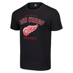 Detroit Red Wings Starter Logo T-Shirt Black
