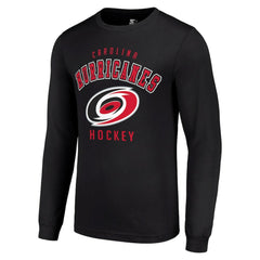 Carolina Hurricanes Starter Logo Long Sleeve T-Shirt Black