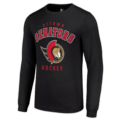 Ottawa Senators Starter Logo Long Sleeve T-Shirt Black