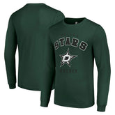 Dallas Stars Starter Logo Long Sleeve T-Shirt Military Green