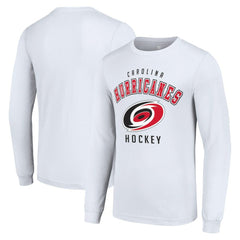 Carolina Hurricanes Starter Logo Long Sleeve T-Shirt White