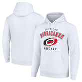 Carolina Hurricanes Starter Logo Pullover Hoodie White