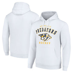 Nashville Predators Starter Logo Pullover Hoodie White