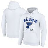St. Louis Blues Starter Logo Pullover Hoodie White