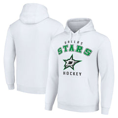 Dallas Stars Starter Logo Pullover Hoodie White