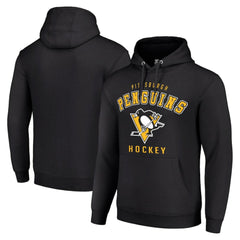 Pittsburgh Penguins Starter Logo Pullover Hoodie Black
