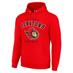 Ottawa Senators Starter Logo Pullover Hoodie Red