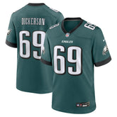 Landon Dickerson Philadelphia Eagles Team Game Jersey - Midnight Green