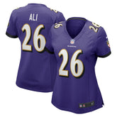 Rasheen Ali Baltimore Ravens Women's Game Jersey - Purple