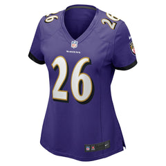 Rasheen Ali Baltimore Ravens Women's Game Jersey - Purple