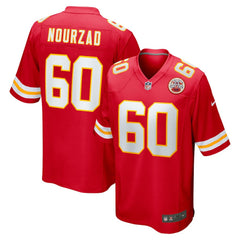 Hunter Nourzad Kansas City Chiefs Game Jersey - Red