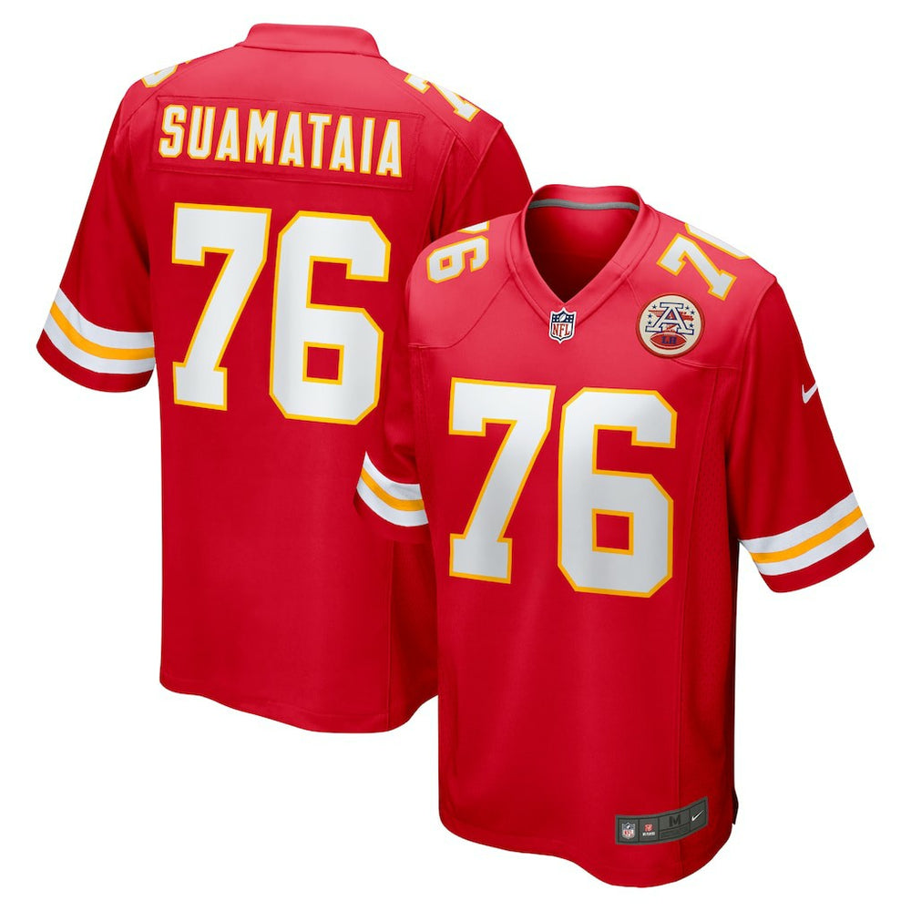 Kingsley Suamataia Kansas City Chiefs Game Jersey - Red