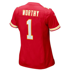 Xavier Worthy Kansas City Chiefs Women's Game Jersey - Red