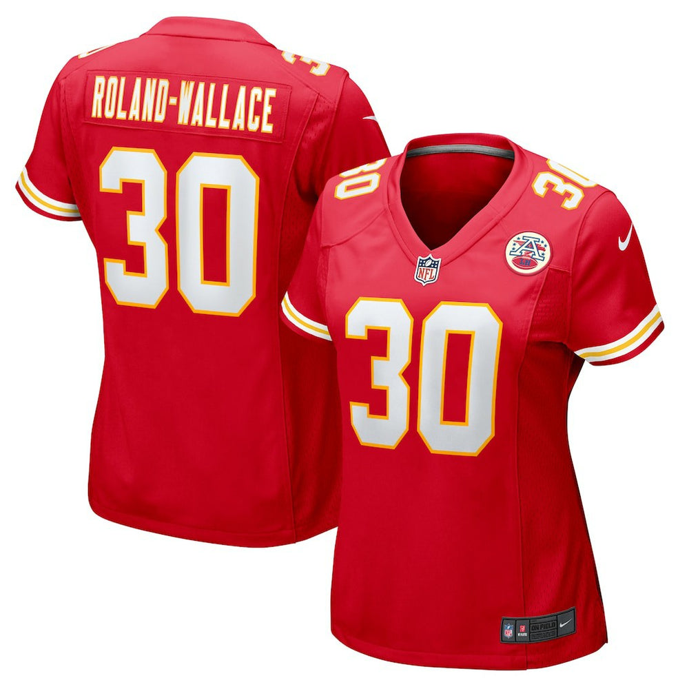 Chris Roland-Wallace Kansas City Chiefs Women's Game Jersey - Red