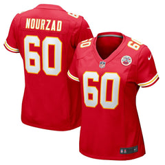 Hunter Nourzad Kansas City Chiefs Women's Game Jersey - Red