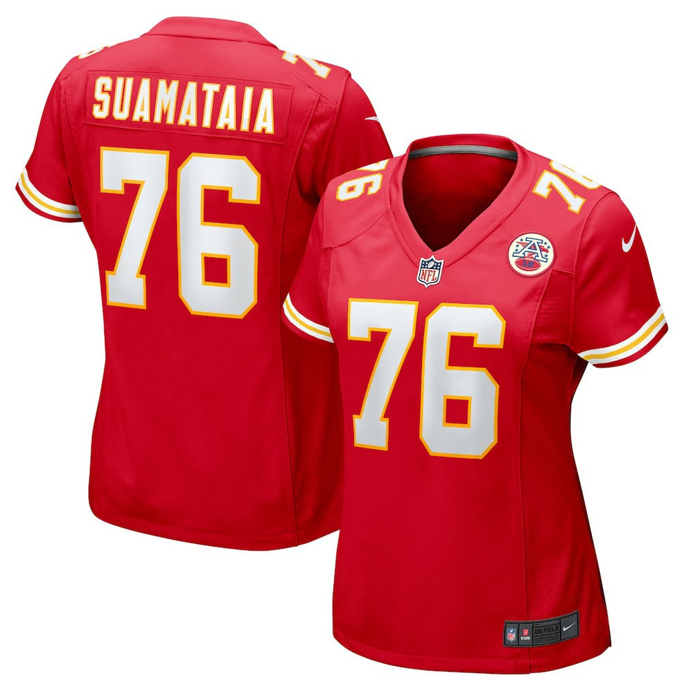 Kingsley Suamataia Kansas City Chiefs Women's Game Jersey - Red