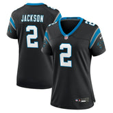 Mike Jackson Carolina Panthers Women's Game Jersey - Black