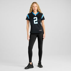 Mike Jackson Carolina Panthers Women's Game Jersey - Black