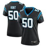 Robert Hunt Carolina Panthers Women's Game Jersey - Black