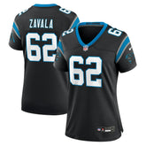 Chandler Zavala Carolina Panthers Women's Game Jersey - Black