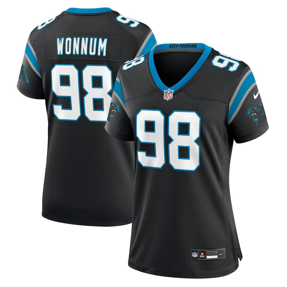 D.J. Wonnum Carolina Panthers Women's Game Jersey - Black